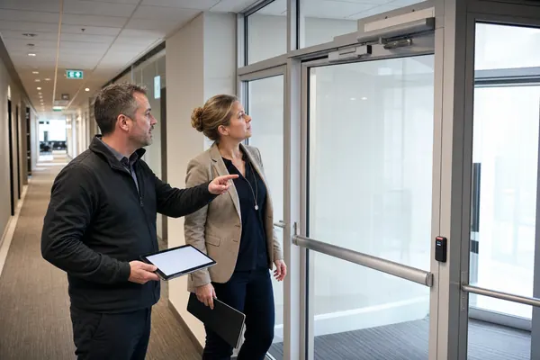 Modern commercial property access control and building security
